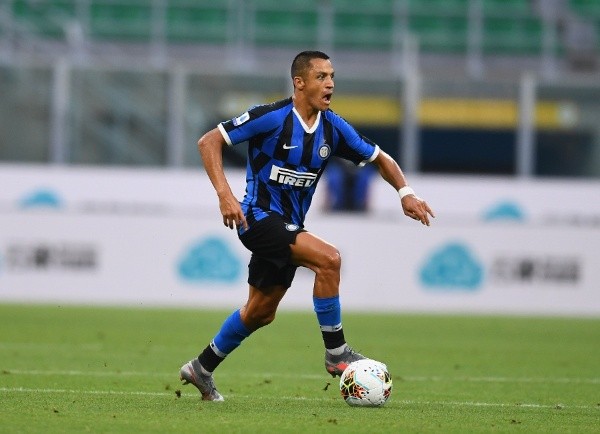 Alexis Sánchez timbró su mejor actuación de la temporada con la camiseta del Inter de Milán (Inter)