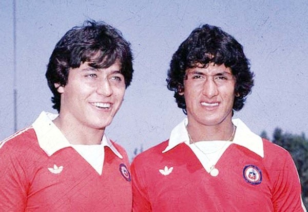 Juan Carlos Letelier junto a Patricio Yáñez en la Selección Chilena. (FOTO: Archivo)