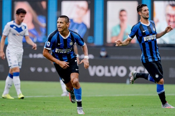 Con el penal marcado ante Brescia, Alexis dejó atrás una larga sequia goleadora y se posiciona en el once ideal del Inter. (Foto: Getty)