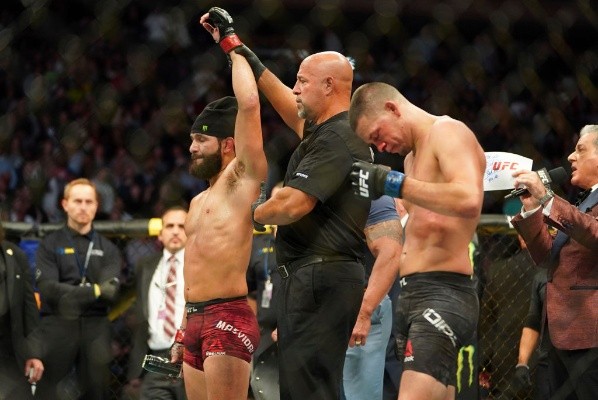 Jorge Masvidal viene de un tremendo 2019, donde en su último combate derrotó por TKO a Nate Díaz. Foto: Getty Images