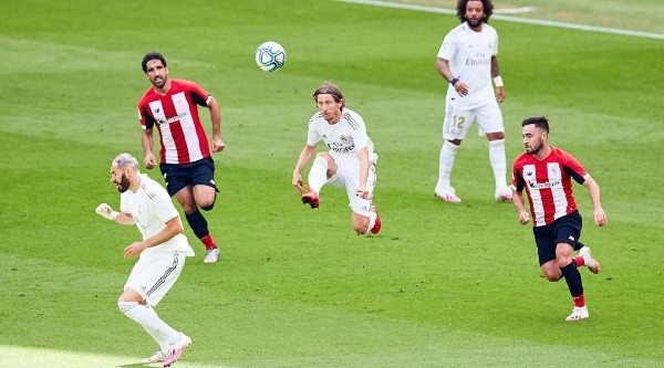 Real Madrid sufrió más de la cuenta para llevarse los tres puntos ante el Athletic Club. Foto: Getty Images