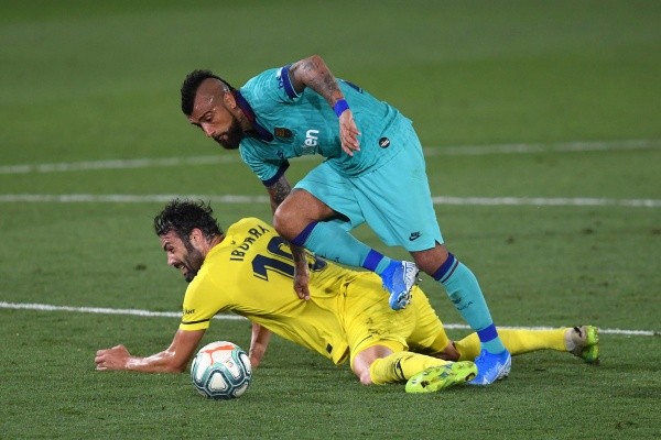 Vidal erró un gol solo y anularon una anotación a Messi, porque le cobraron fuera de juego. (FOTO: Getty Images)