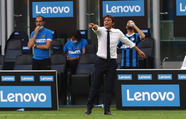El técnico italiano no quedó conforme con la derrota del Inter. (FOTO: Getty Images)