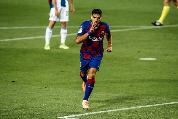 Luis Suárez celebrando su tanto (Getty Images)