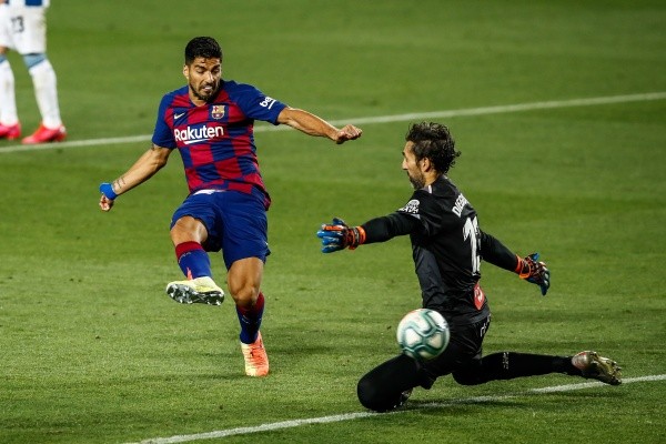 Suárez marcó el único gol del partido. (FOTO: Getty Images)