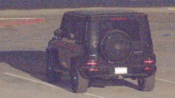El vehículo de Naya Rivera en los estacionamientos del lago Piru.