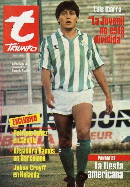 Patricio Yáñez dejó gratos recuerdos de su paso por el Betis entre 1987 y 1989 (Triunfo)