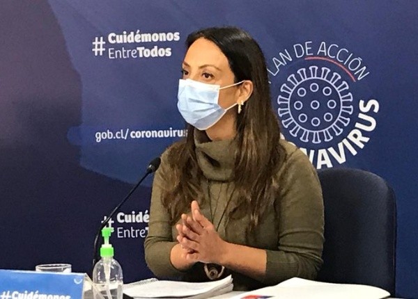 Cecilia Pérez, ministra del Deporte.