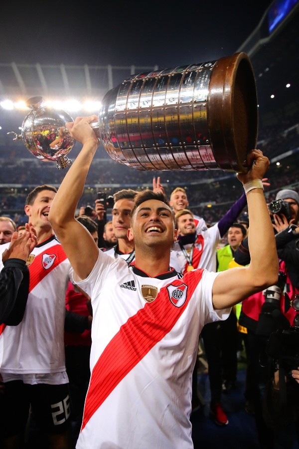 Pity Martínez ganó dos Libertadores con River Plate, siendo gran figura en la que obtuvieron ante Boca en Madrid.