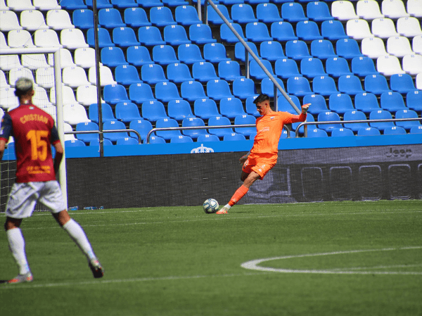 Collao en su primer partido con el Extremadura (La Roja)
