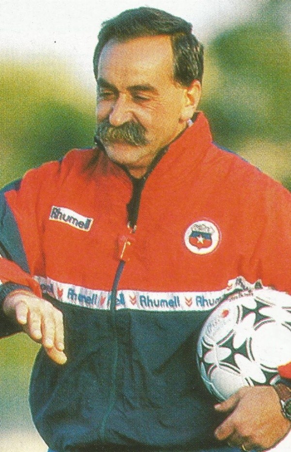 Azkargorta en la selección chilena.