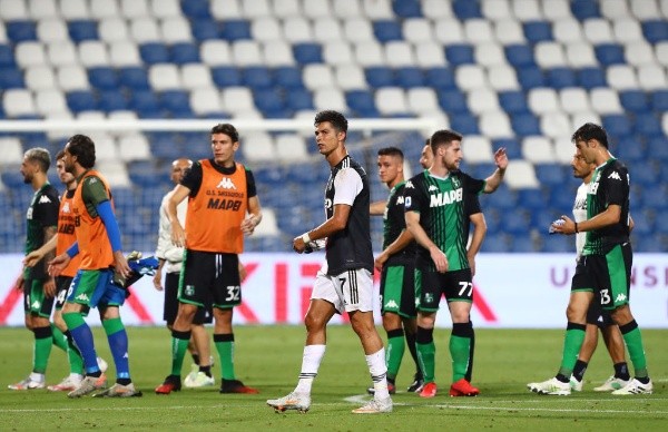 Juventus deja dos puntos ante el Sassuolo.