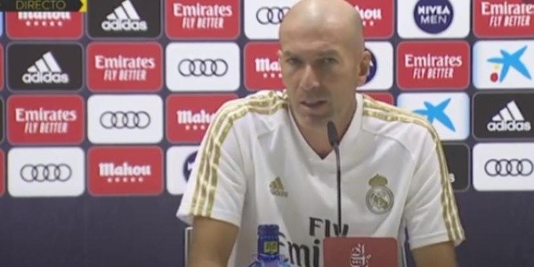 Zidane contesta la pregunta de Bale (Pantallazo)
