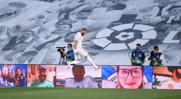 Benzema celebra su tanto (Getty Images)
