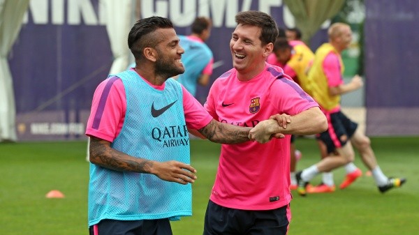 Dani Alves y Messi compartieron la mejor etapa de la historia del Barcelona