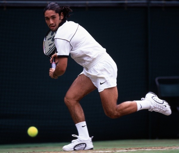 Marcelo Ríos en Wimbledon (Getty Images)
