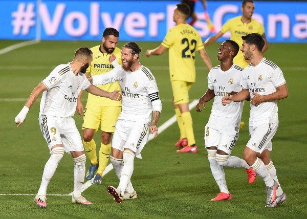 El Real tuvo una infartante victoria ante Villarreal para confirmar su título en España. (Foto: Getty)