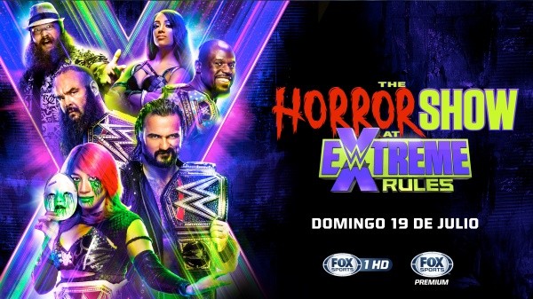 La jornada de Extreme Rules 2020 será transmitida desde las 19:00 horas completa por Fox Sports Premiu. (Foto: Fox Sports)