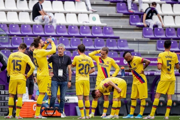 Además, el equipo culé sufrió el cambio de técnico a mitad de temporada. (FOTO: Getty)