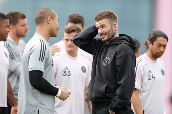 El dueño del Inter, David Beckham, espera celebrar por primera vez en MLS este lunes. (Foto: Getty)