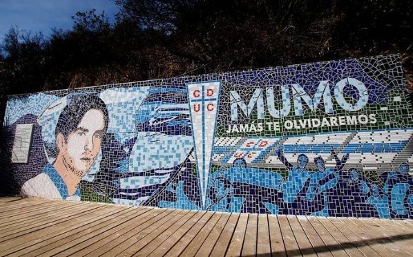 Mosaico dedicado a Raimundo Tupper, en un cerro al interior de San Carlos de Apoquindo.