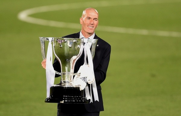 Zidane ganó la liga española con el Real Madrid. (FOTO: Getty)