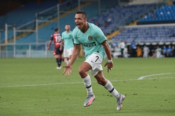 Alexis marcó un gol en la victoria del Inter sobre Genoa. (FOTO: Getty)