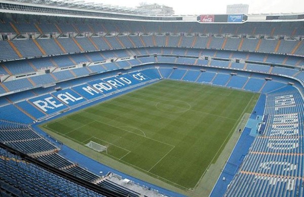 Así era la cancha del Santiago Bernabéu del Real MAdrid.