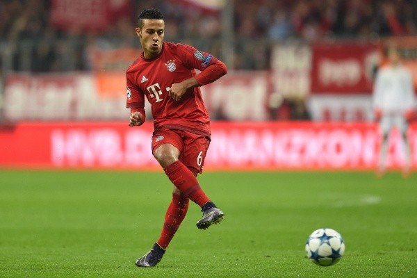 Thiago Alcántaraha disputado 230 duelos oficiales con la camiseta deBayern Múnichdesde su arribo en 2013.