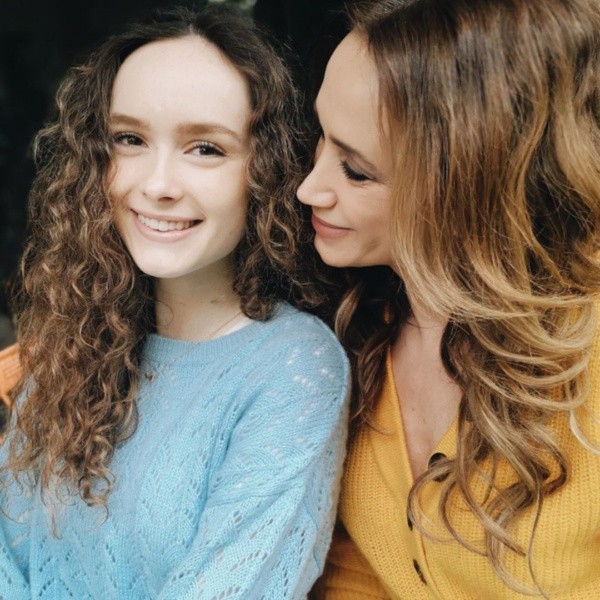 La imagen con que Alejandra Fosalba celebró a su hija.