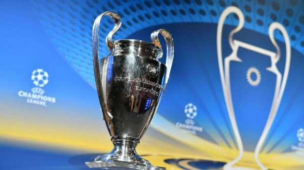 El trofeo de la Champions League.