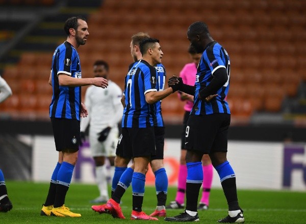 Alexis y Lukaku en el Inter.