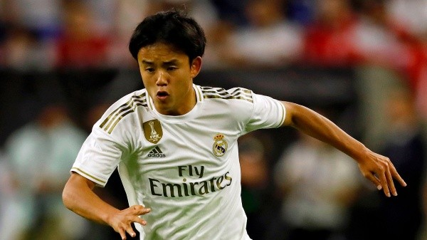 Kubo con la camiseta del Real Madrid