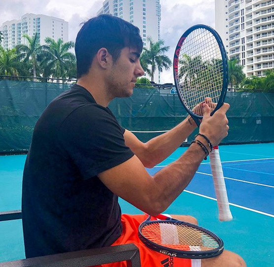 Cristian Garin se prepara para el regreso del tenis