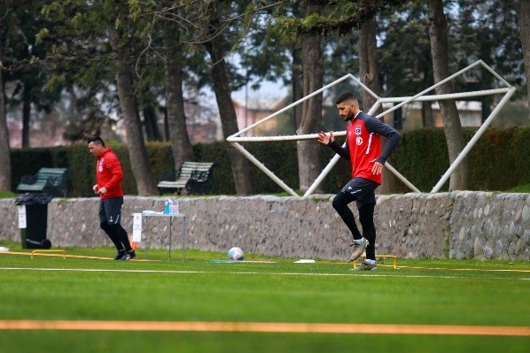 Colo Colo está en la fase 3 de entrenamientos, en el Estadio Monumental. (FOTO: Agencia Uno)