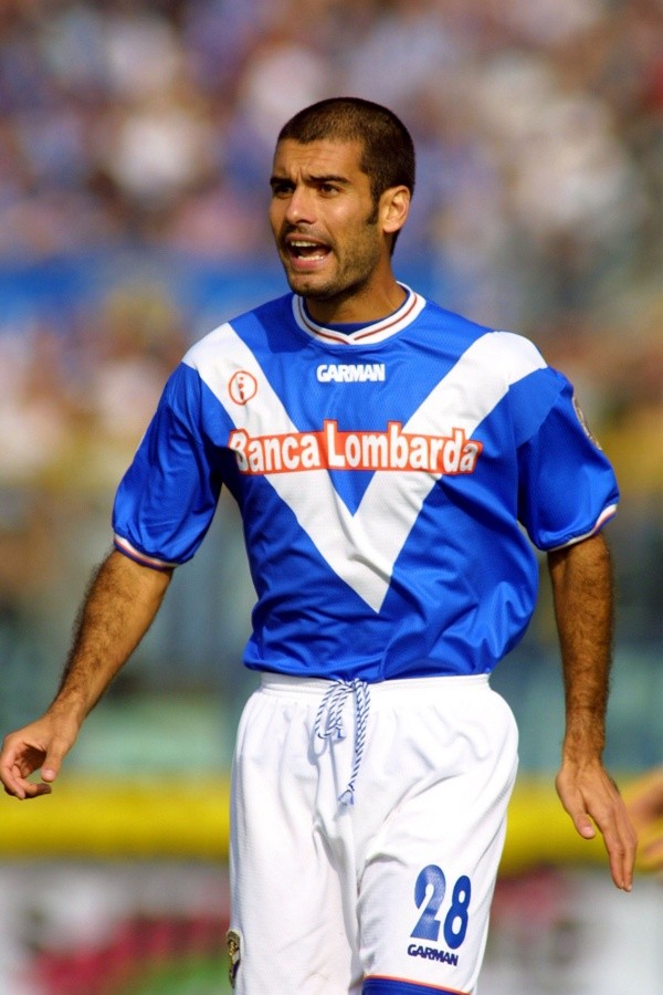 Pep Guardiola en el Brescia