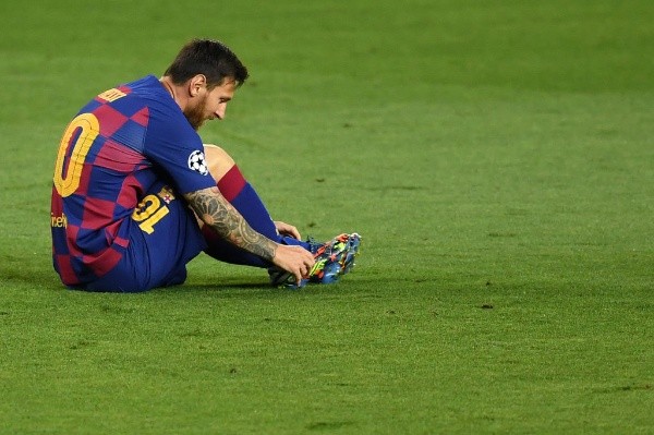 A Lionel Messi le anularon un golazo en la Champions - Getty