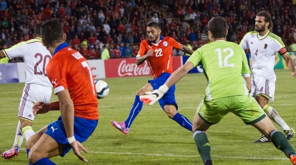 Rodrigo Millar ha jugado 37 partidos por la selección chilena y anotó un gol en el Mundial de Sudáfrica (Agencia Uno)