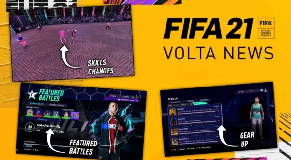 Lo nuevo de FIFA 21 VOLTA
