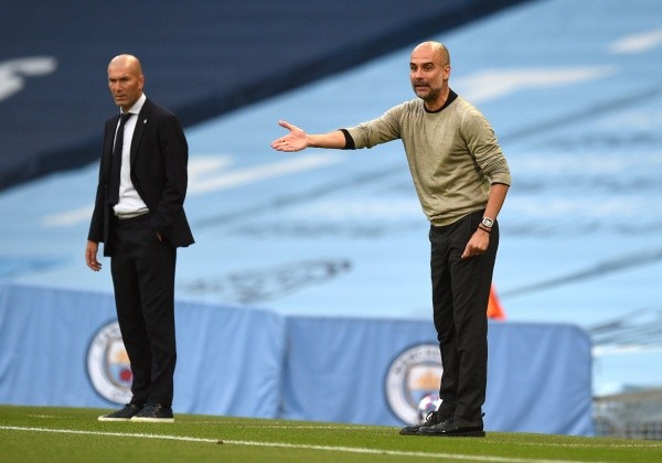 Superior fue tanto en la ida como en la vuelta el Manchester City de Pep Guardiola sobre el Madrid de Zidane. El español tiene la gran oportunidad de meterse en los cuatro mejores de Europa. (Foto: Getty)