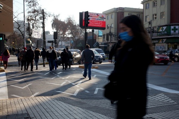 Ñuñoa ha tenido un explosivo aumento de casos en las últimas semanas tras pasar de cuarentena a transición. Foto: Agencia Uno