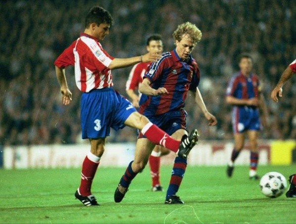 Jordi Cruyff como jugador del Barcelona.