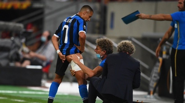 Alexis Sánchez espera tener una nueva oportunidad en caso de que Inter juegue la final el próximo sábado (Getty Images)