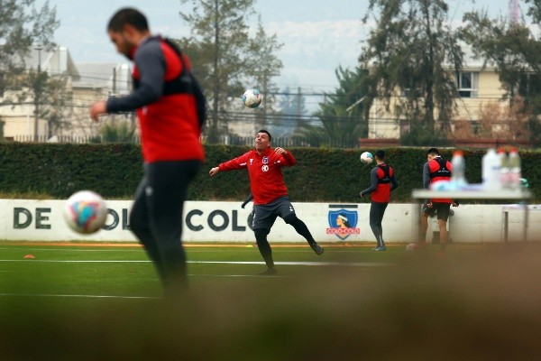 Colo Colo en el regreso a las prácticas.