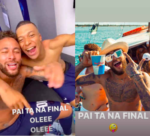 Neymar publicó un video celebrando con Mbappé, pero luego se burló del RB Leipzig con una imagen que ha generado polémica. Foto: Instagram