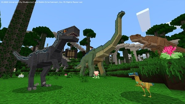 El mundo de los dinosaurios llega a Minecraft.