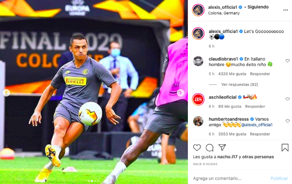 Bravo y Suazo quieren ver a Alexis alcanzando la gloria en Europa League.