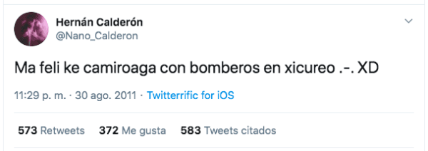 Los tuits de Nano Calderón.(2)