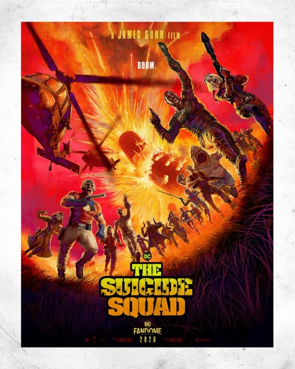 El afiche de &quot;The Suicide Squad&quot; revelado en el DC Fandome.