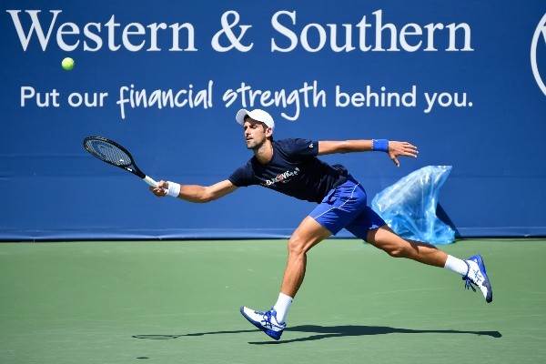 Novak Djokovic es el plato fuerte de este lunes en el Masters de Cincinnati. (Foto: Getty)